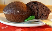 Perníková mlaskajda (Perníková mlaskajda ve formě muffin na řezu)