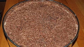 Pravé italské tiramisu, posypane strouhanou cokoladou misto kakaa