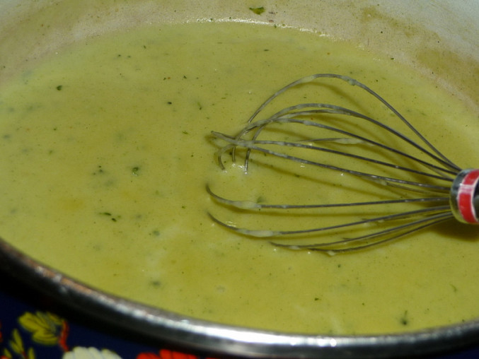 Těstoviny zapečené s krémovou polévkou