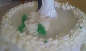 Ananasový svatební dort