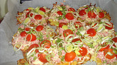 Bramborák-pizza, Před upečením
