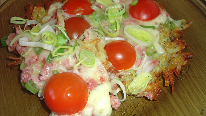 Bramborák-pizza, Hotovo :-D