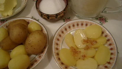 Brambory "na loupačku"