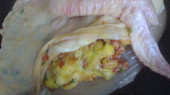 Čabajkové nadívané kuře, kuře s čabajkovou nádivkou pod kůží