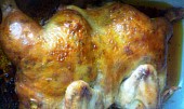 Čabajkové nadívané kuře (upečené kuře v pekáči)