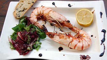 Cesnekovy krem Aioli s Black Tiger