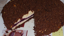 Čokodrobenkový koláč