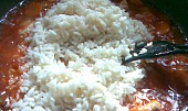 Exotická rýžová pánev (na konec dáme uvařenou rýži)
