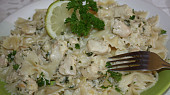 Farfalle s citronovou omáčkou a kuřecím masem (Farfalle s citronovou omáčkou a kuřecím masem)