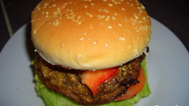 Houbový burger