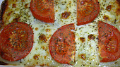 Italské lasagne s listovým špenátem, mozzarellou a parmazánem