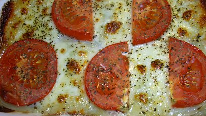 Italské lasagne s listovým špenátem, mozzarellou a parmazánem