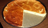 Koláč Piňa Colada, z dvojité dávky ve formě na pizu