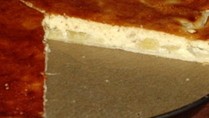 Koláč Piňa Colada, ananas vevnitř dodá "šťávu"