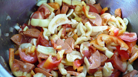 Lečo s klobásou a čočkou