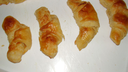 Máslové croissanty