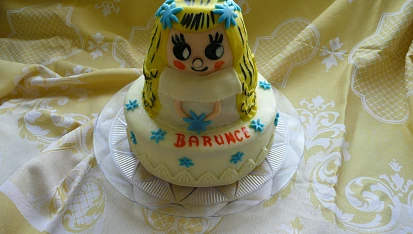 Morče pro Barunku, další dortík pro Barunku (4 roky)