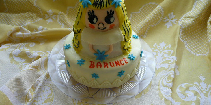 Morče pro Barunku (další dortík pro Barunku (4 roky))
