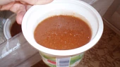 Mražené malinové dřeně, sice nevypadá moc lákavě ale byla výborná