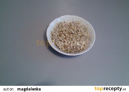 Naklíčená čočka, hrách