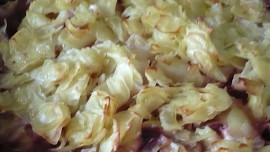 Nudlový nákyp s nadýchaným tvarohem