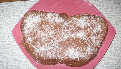 Piškot mikrovlnka, posypané kokosem