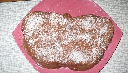 Piškot mikrovlnka, posypané kokosem