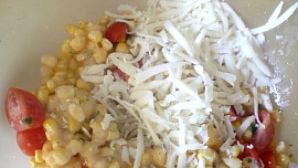 Plnená tykev ( cuketa ) s kukuřicí