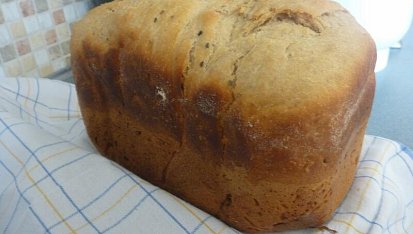 Podmáslový chléb  nadýchaný, s křupavou kůrkou, upečeno