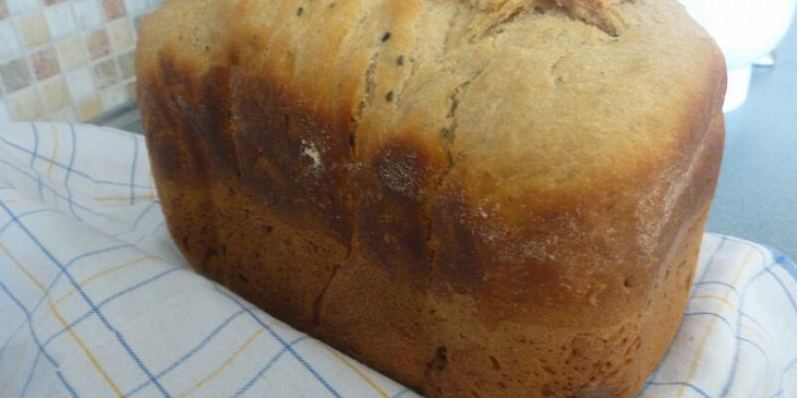 Podmáslový chléb  nadýchaný, s křupavou kůrkou (upečeno)