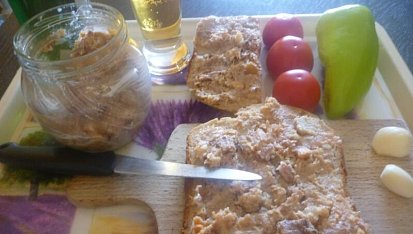Rillettes (rijet), manžílkova večeře
