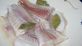 Rybí filé s rajskou majonézou, marinování