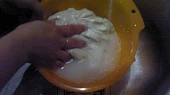 Seitan pro Lucasinku - domácí výroba, vymývání škrobu