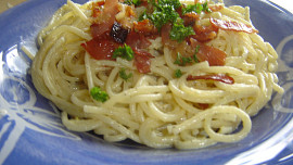 Špagety ala carbonara
