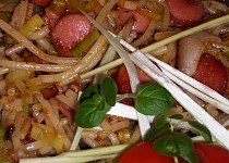 Špagety na grilovací způsob