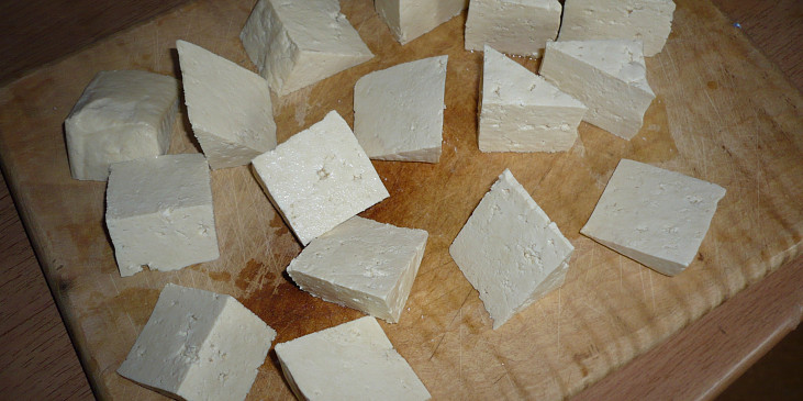 Nakrájené tofu