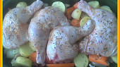 Tuniské kuře z jižních Čech, nebylo celé kuře,jen nohy,ale chutnalo stejně:-)