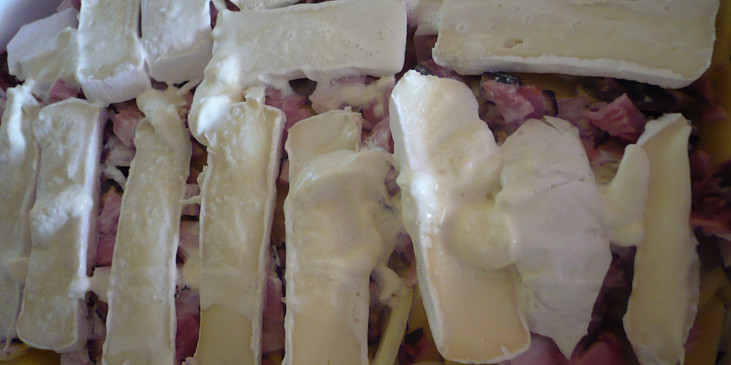"Veršované" brambory se sýrem a houbami