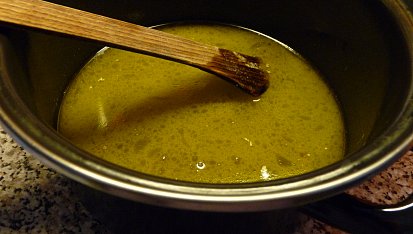 Božtěšický koláč, rozpuštěná směs
