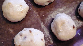 Briošky s rozinkami