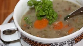 Čočková polévka s houbami, Čočková polévka s houbami