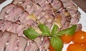 Italské  vepřové  plněné karé v hřibovém krému / Arista di maiale ai porcini