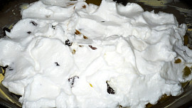 Oranžová dýně zapečená se sněhem