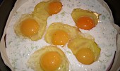 Pie ala "Ham and Eggs" (vyklepneme vajíčka)