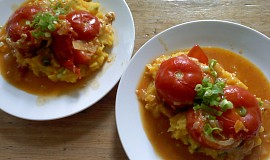 Plněná rajčata (bez masa)