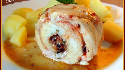 Rolky z pangasiuse s provensálskou vůní