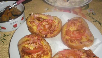 Toastíky obalované v šunce a sýru-rychlá večeře
