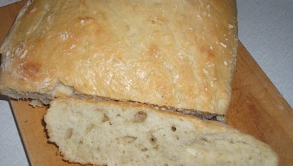 Chleba s křupavou kůrkou, detail