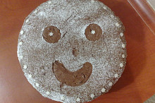 xichtík ozdobený cukrářskýma vločkama :D :)