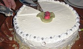 Dortík k 1. výročí - nepečený jablečný  dort